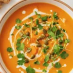 carrot soup pumpkin seeds 2x3 1