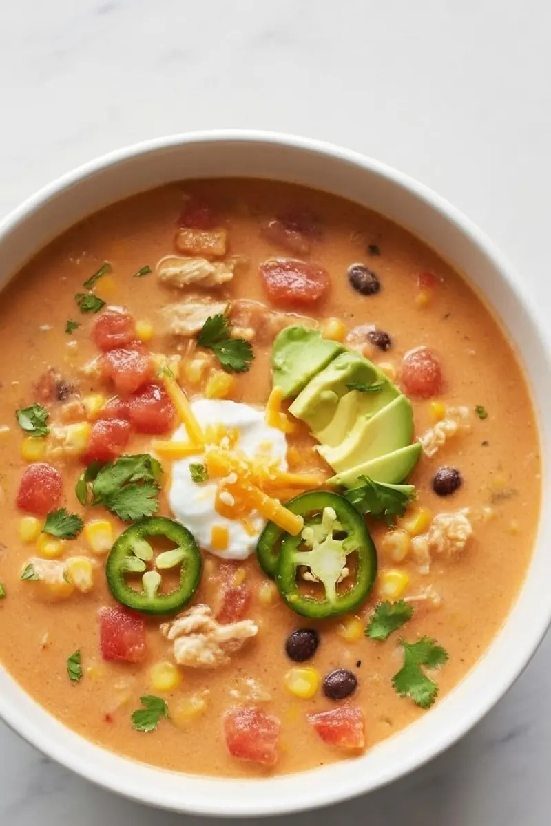 Taco Soup — Cozy, Reliable, Weeknight-Ready 1 creamy chicken southwest soup 2x3 1
