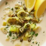 creamy leek soup vertical