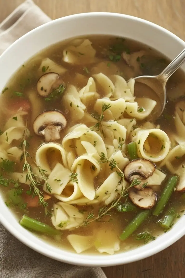 Chicken Noodle Soup with Mushrooms & Thyme (One-Pot, 45 Minutes) 1 Whisk cdff717256dd17485a24cc60569f658fdr