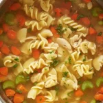 chicken noodle soup vertical