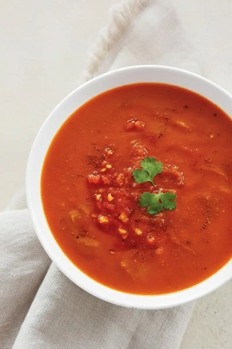 Tomato Soup — Harissa Heat, Weeknight-Ready, 30 Minutes 1 chunky tomato soup 800x1200 1