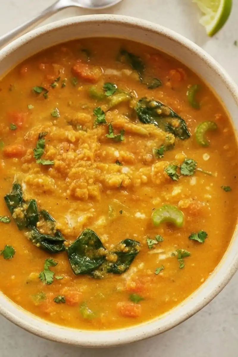 creamy lentil soup content