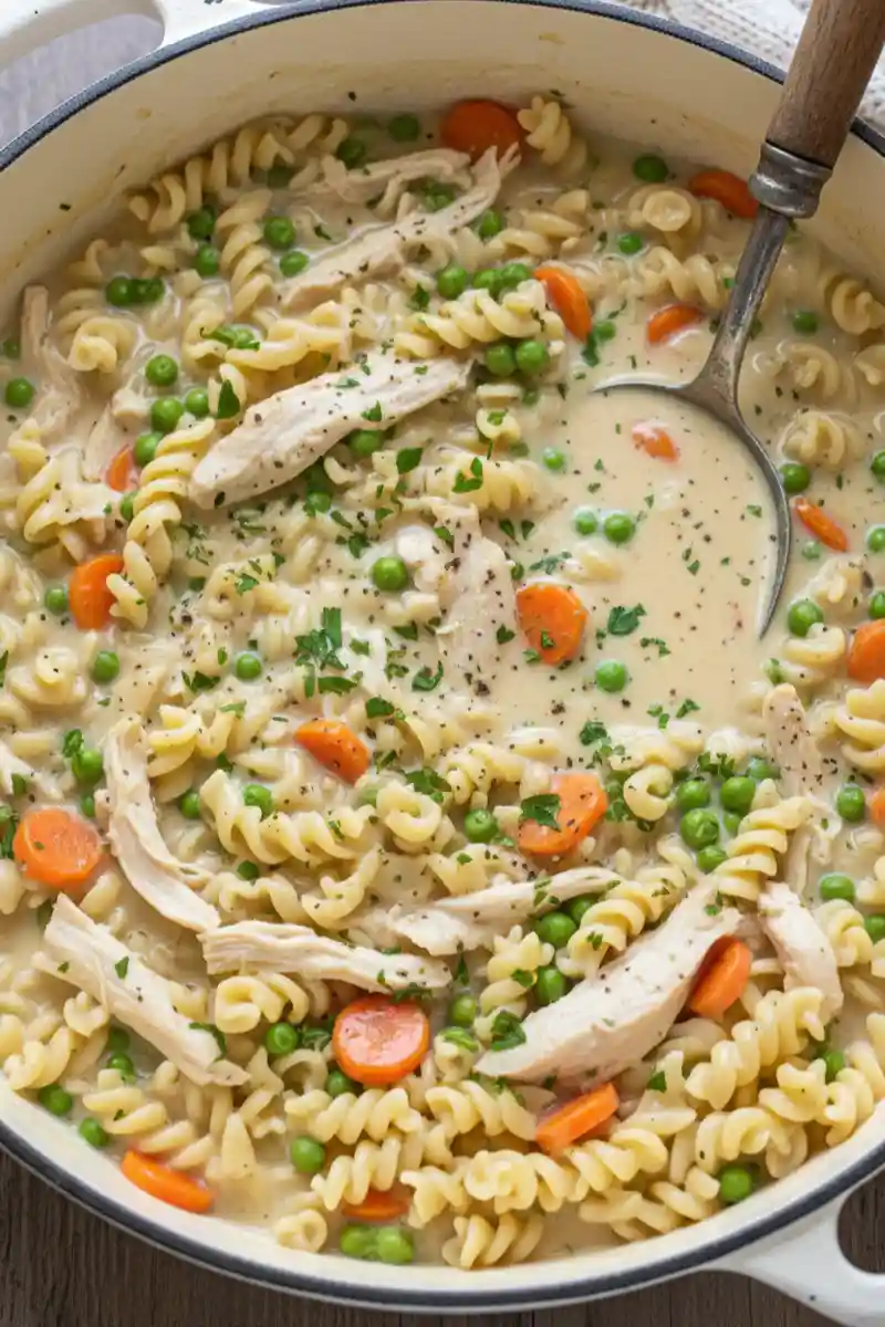 Chicken Noodle Soup — Creamy, Reliable, Weeknight-Ready 1 creamy rotini seo content