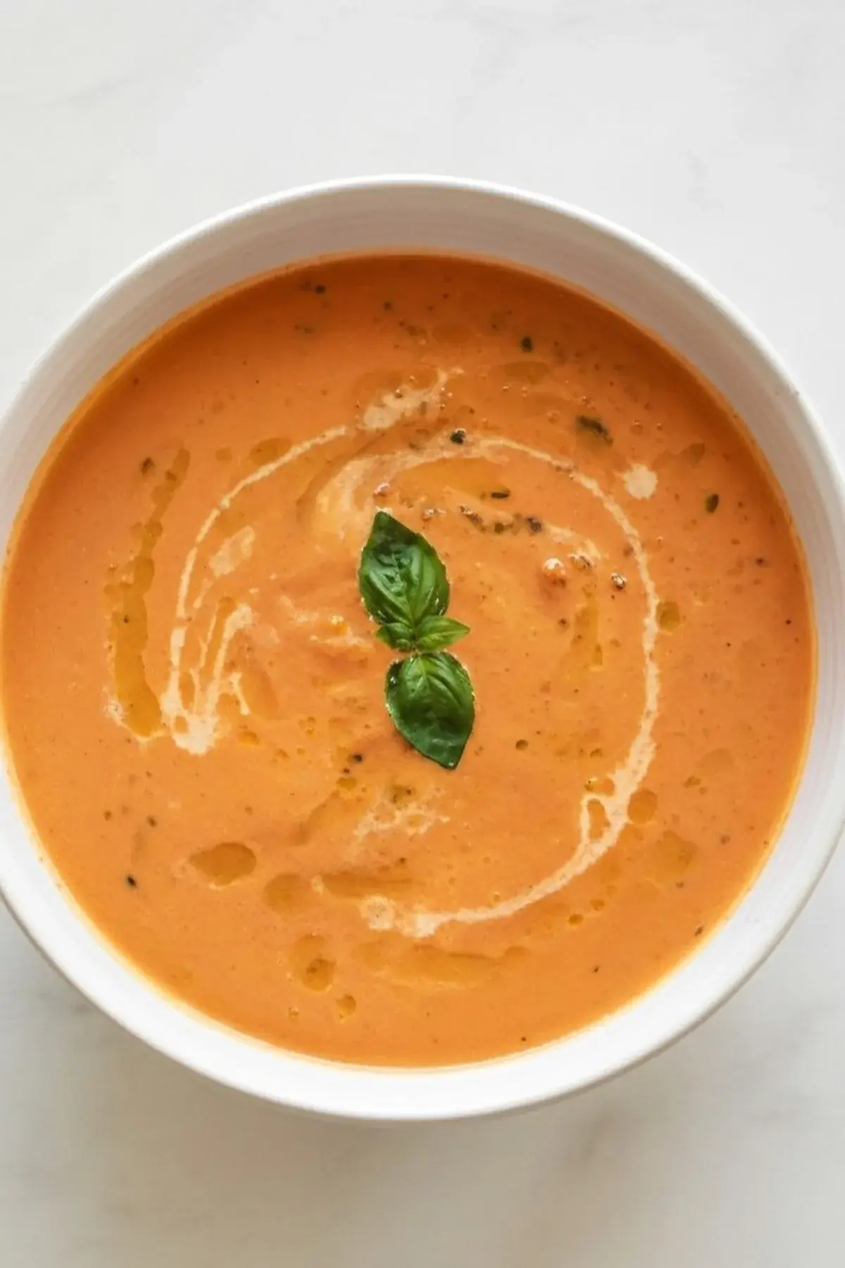 Easy Tomato Soup (One-Pot, 35 Minutes) 1 creamy tomato basil soup 1200x1800 optimized