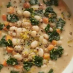 creamy white bean soup in content