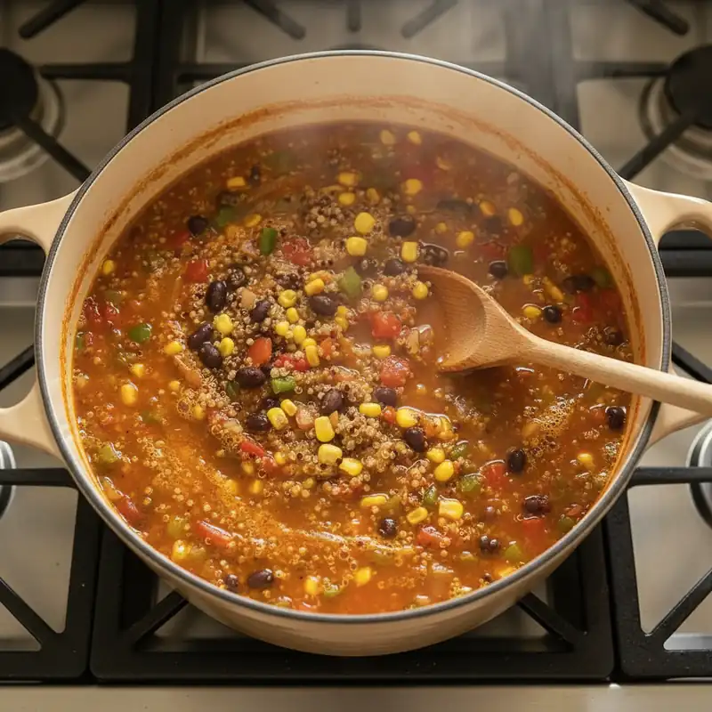 Taco Soup with Quinoa & Black Beans — Cozy, High-Protein, Weeknight-Ready 4 image4 square