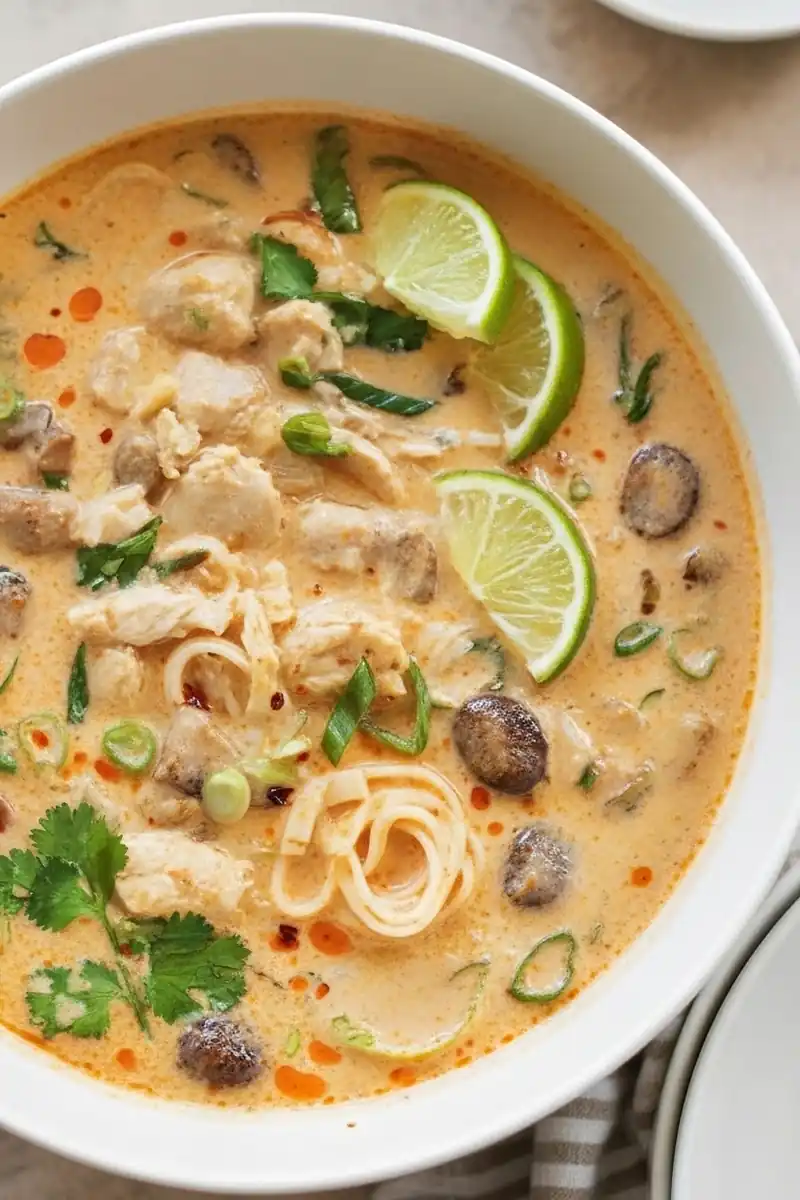 Chicken Noodle Soup — Cozy, Bright, Weeknight-Ready (Thai-Inspired, 35 Minutes) 1 thai coconut soup 2x3 1