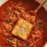tomato orzo soup crouton 2x3 1