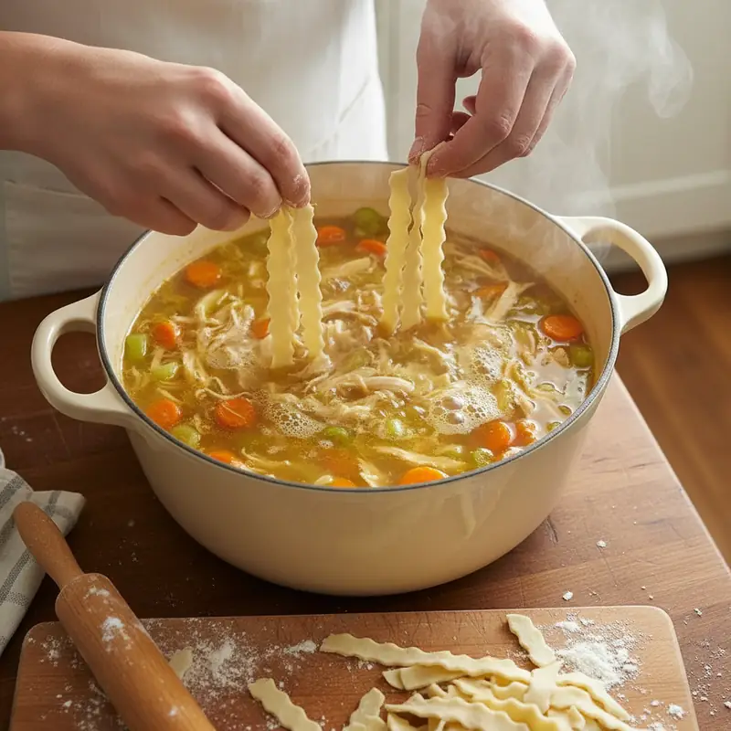 Chicken Noodle Soup with Homemade Egg Noodles — Cozy, Reliable, Weeknight-Ready 4 whisk 4e57a1753ecb6a6aedd4f01fc6272040dr incontent