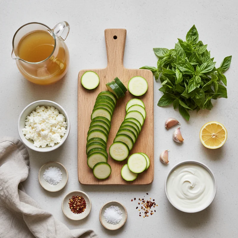 Zucchini Basil Vegetable Soup — Cozy, Vibrant, Weeknight-Ready 3 zucchini soup step2 square